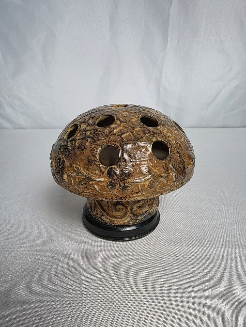 Vintage Otagiri Japan Mushroom Tealight Holder Retro Pottery